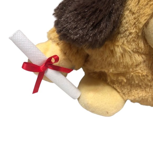 KCare Graduation Plush Stuffed Dog Animated Spins Sings We're Gonna Celebrate - Picture 5 of 8